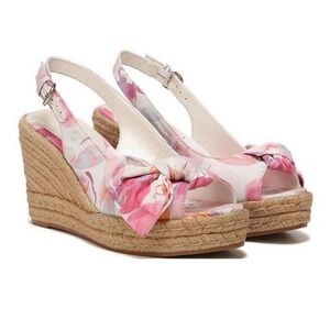 Naturalizer Bettina Womens Floral Slingback Espadrille Wedge Sandal Peep Toe
7.5